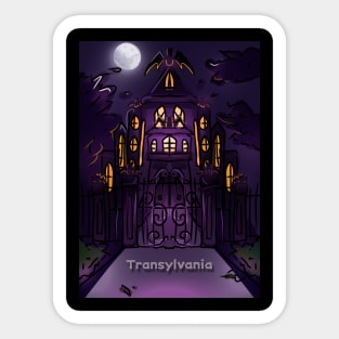 Dracula's Mansion Sticker